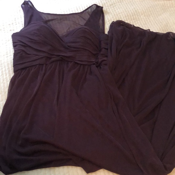 Purple,Burgundy. Beautiful,Gorgeous,Wedding,Prom, Special Occasions,Long Dress. - Picture 2 of 6